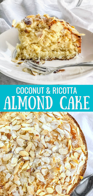 Coconut Almond Ricotta Cake