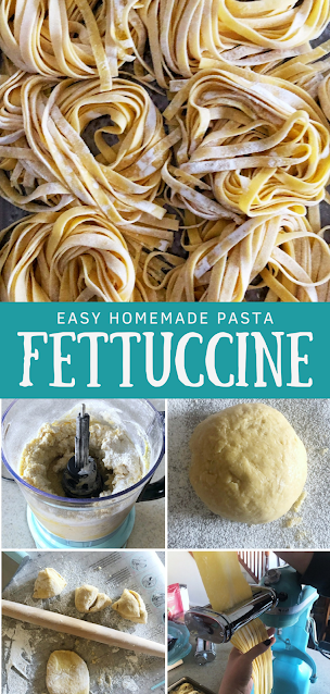 Homemade Fettuccine Pasta