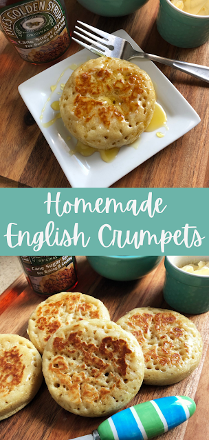 Homemade English Crumpets