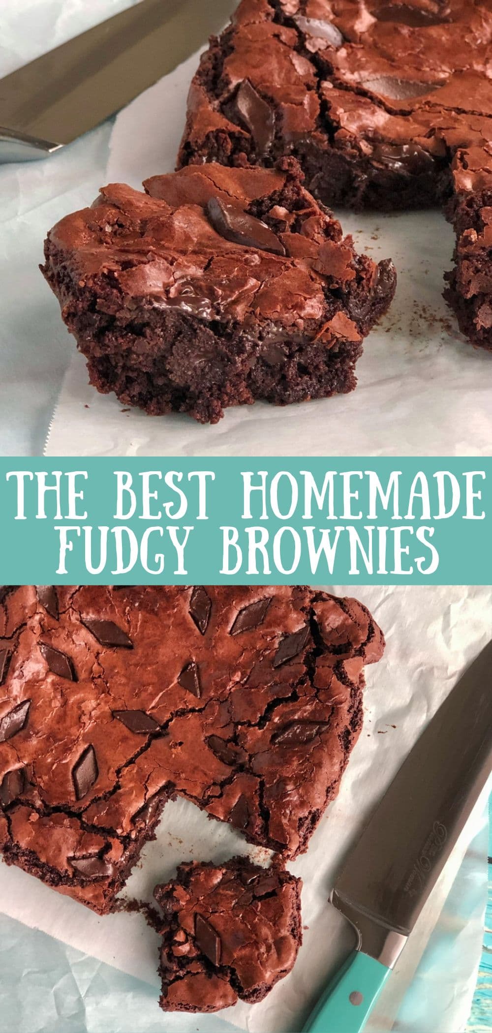 homemade fudgy brownies