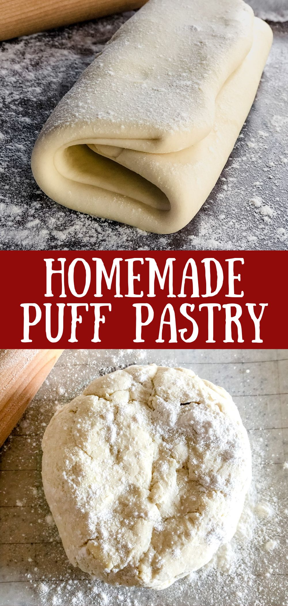 homemade puff pastry dough