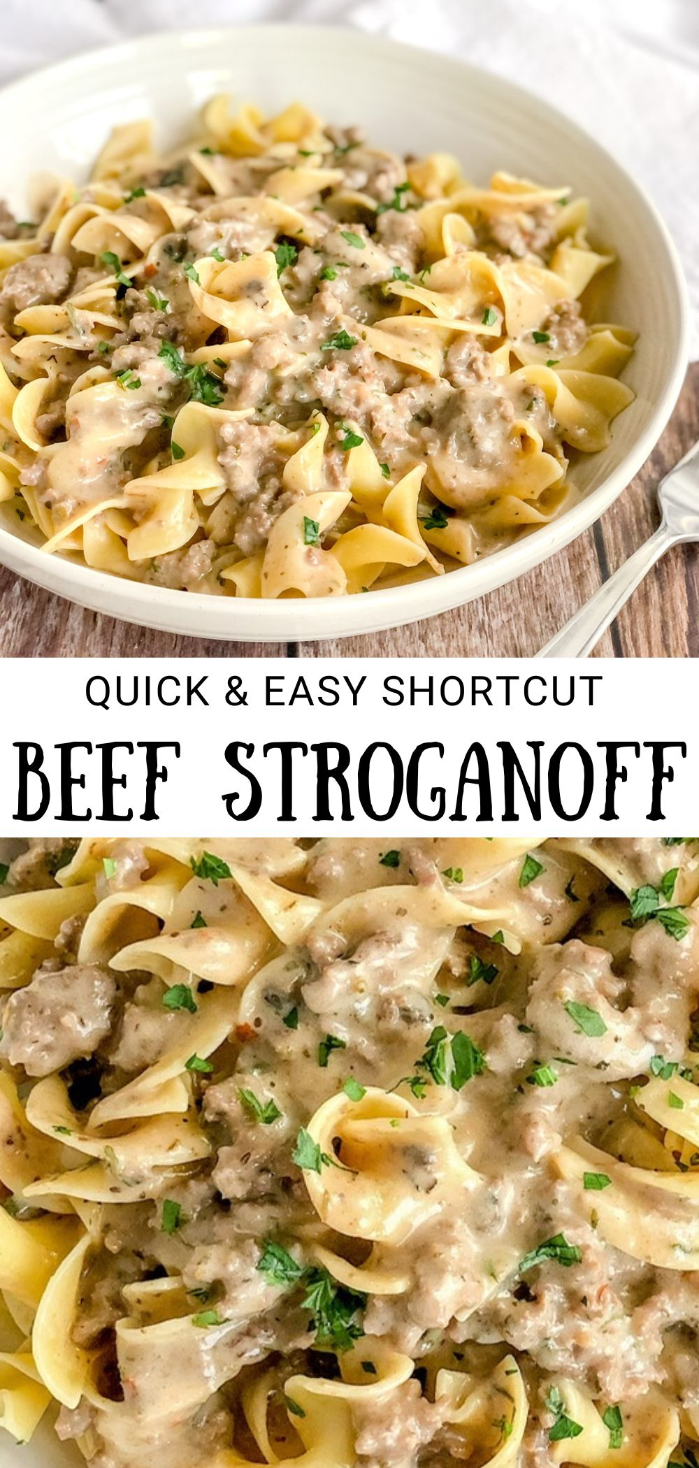 Italian Ground Beef Stroganoff 