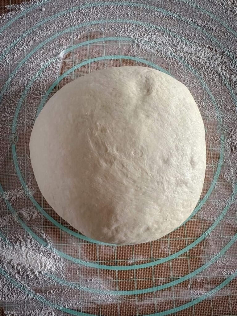 shaped bread dough