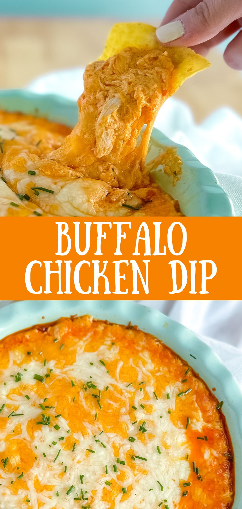 Cheesy Buffalo Chicken Dip 