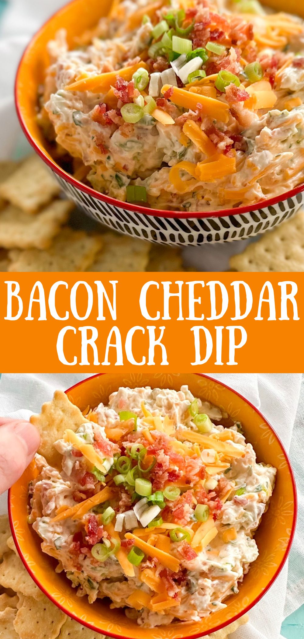 Bacon Cheddar Crack Dip 