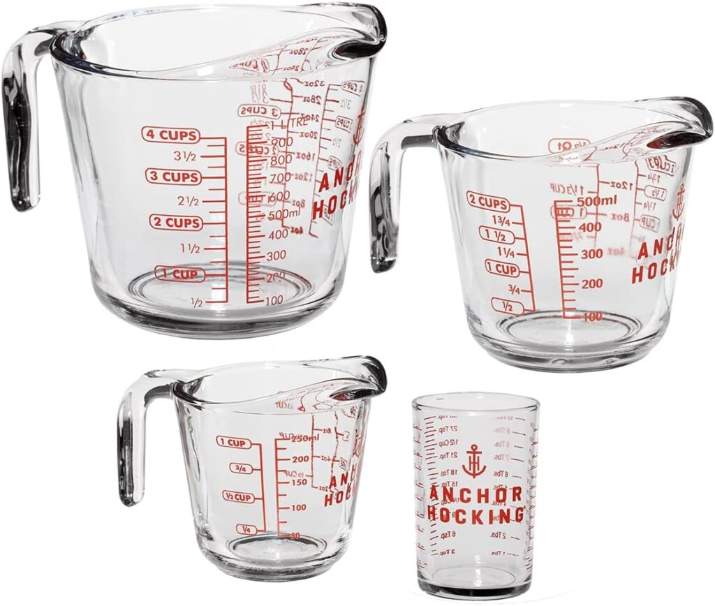 glass measuring cups
