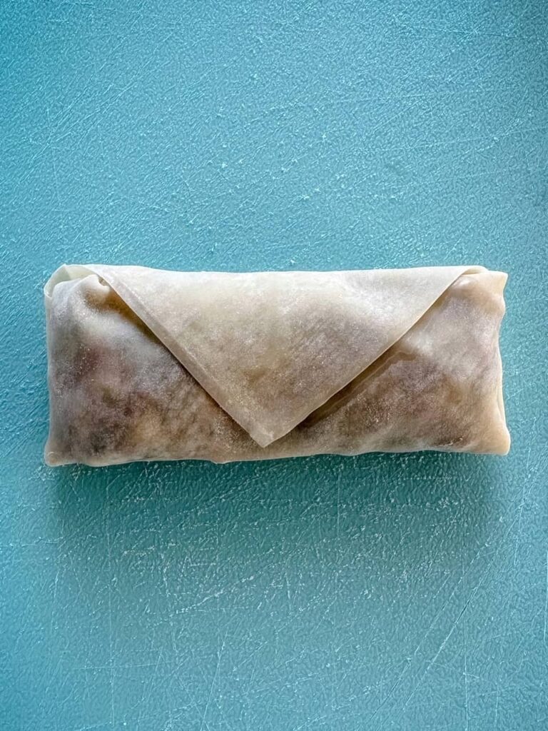 egg roll fully wrapped