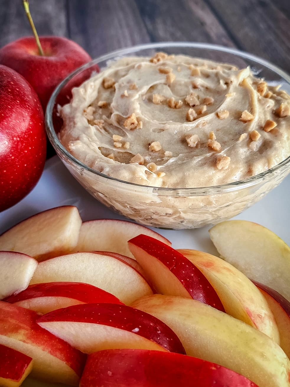 Brown Sugar Toffee Apple Dip Donuts2Crumpets