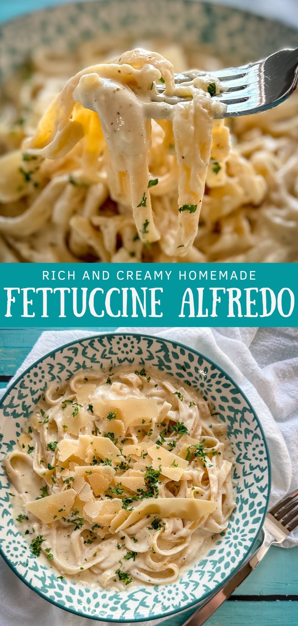 rich and creamy fettuccini alfredo