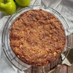 whole apple cake with apples