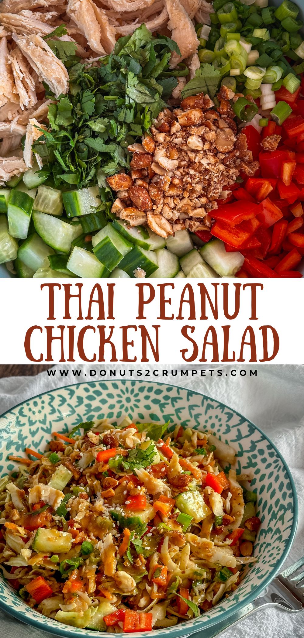thai peanut chicken salad