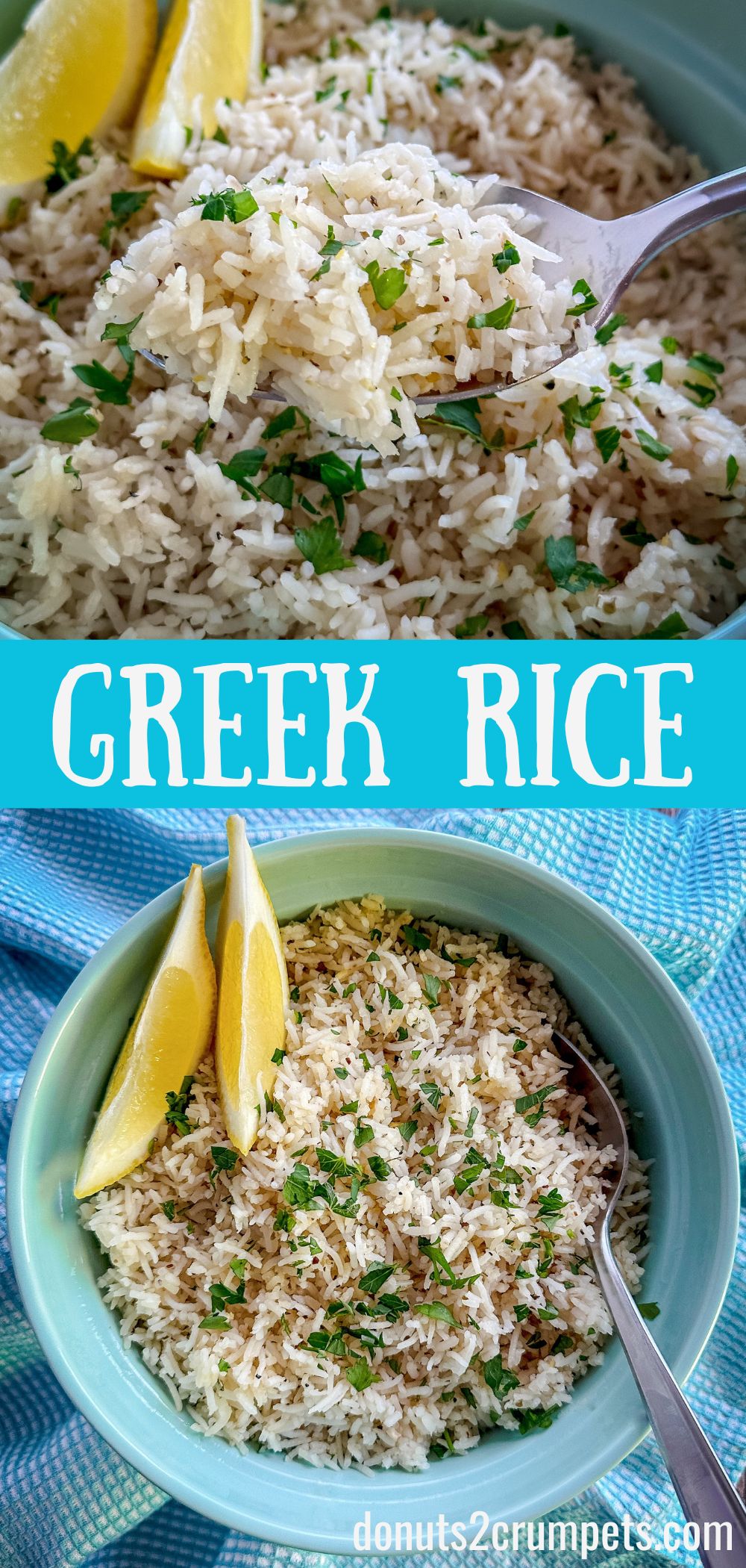 greek rice with lemon and herbs