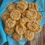 pumpkin snickerdoodles on a cooling rack