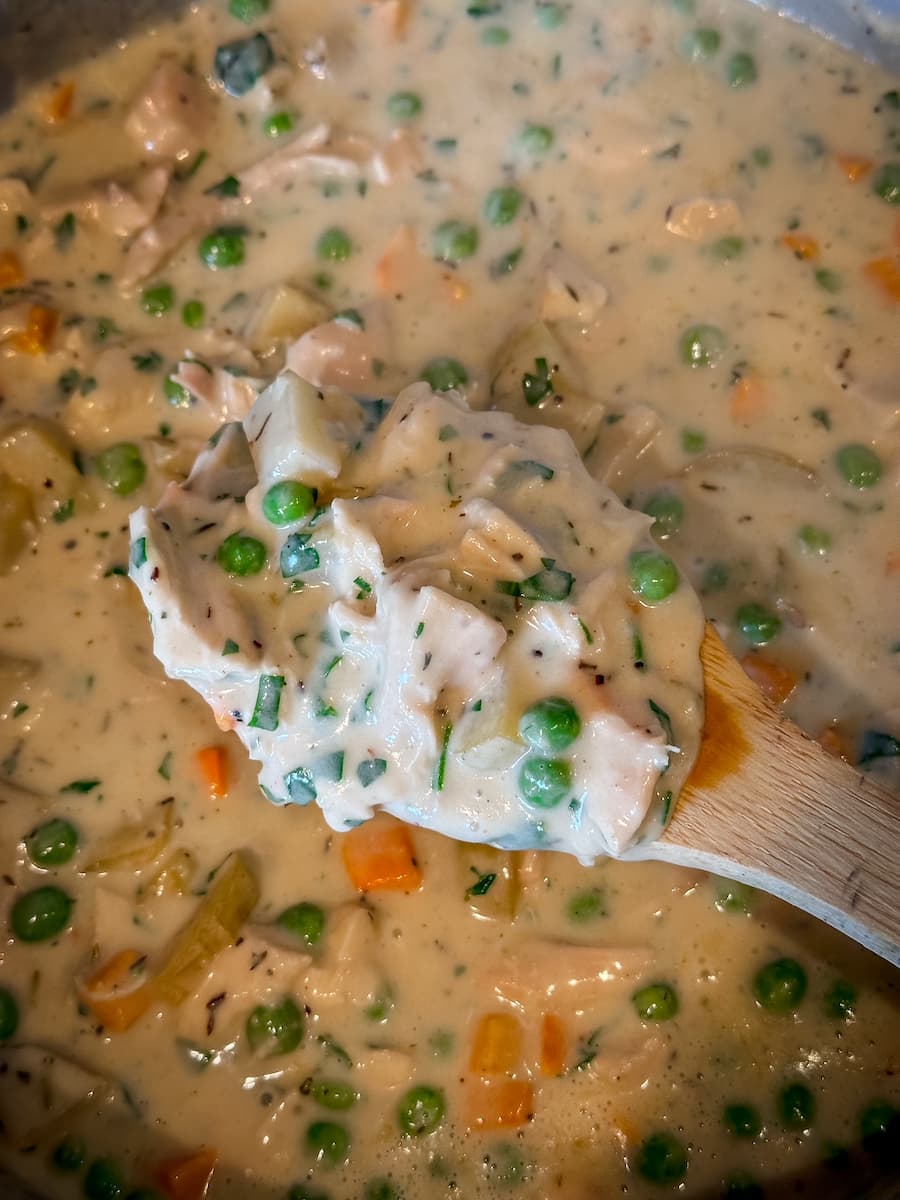 chicken pot pie filling