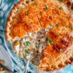 sliced chicken pot pie