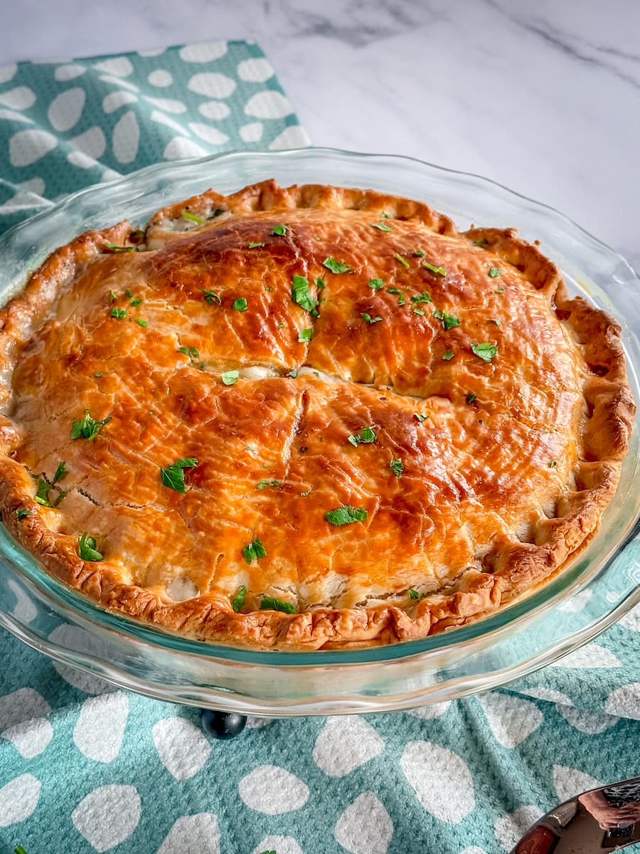 whole chicken pot pie