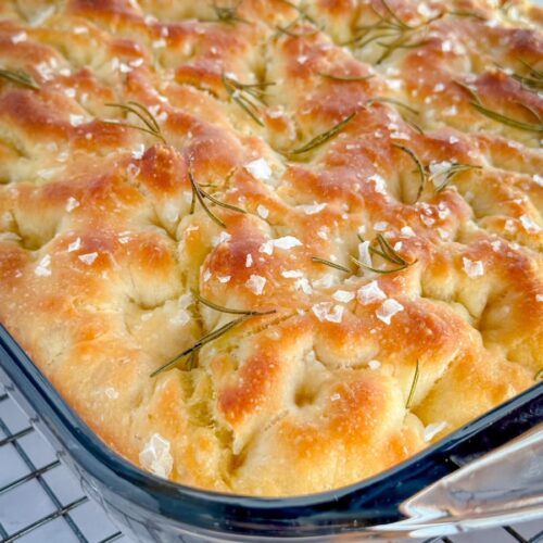 rosemary sea salt focaccia