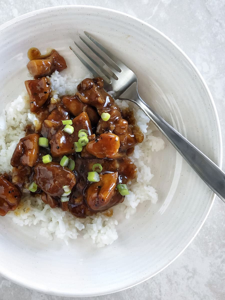 teriyaki chicken and rice