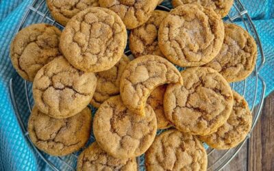 Chewy Pumpkin Snickerdoodle Cookies