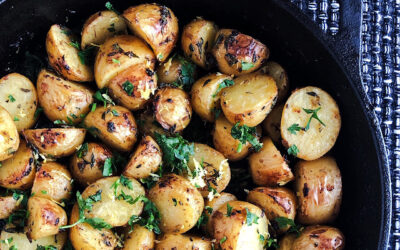 Roasted Greek Skillet Potatoes