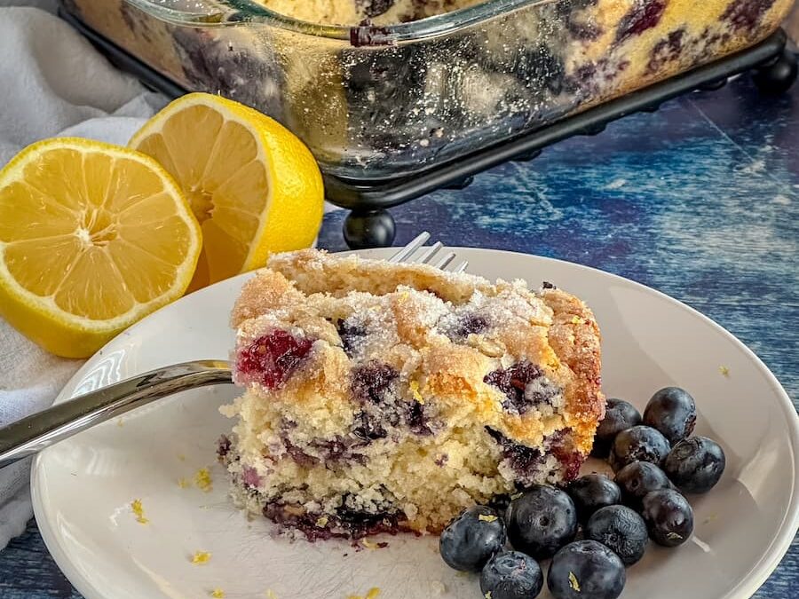 Blueberry Lemon Breakfast Cake