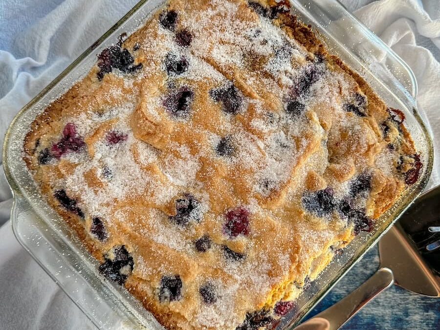 Blueberry Lemon Breakfast Cake (Easy & Moist)