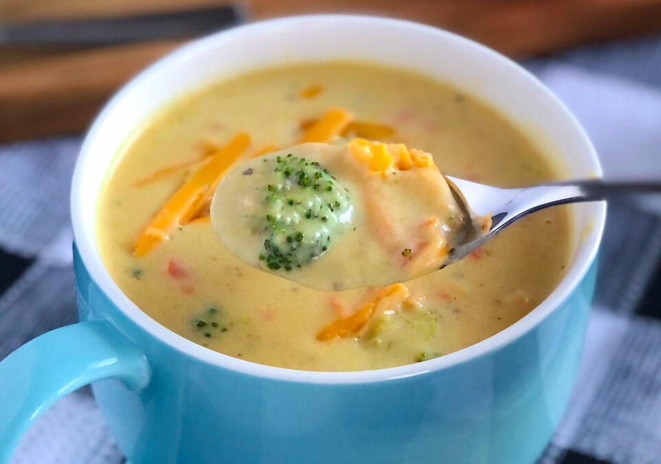The Best Broccoli Cheese Soup
