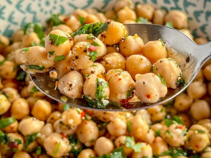 Easy Lemon Herb Chickpea Salad
