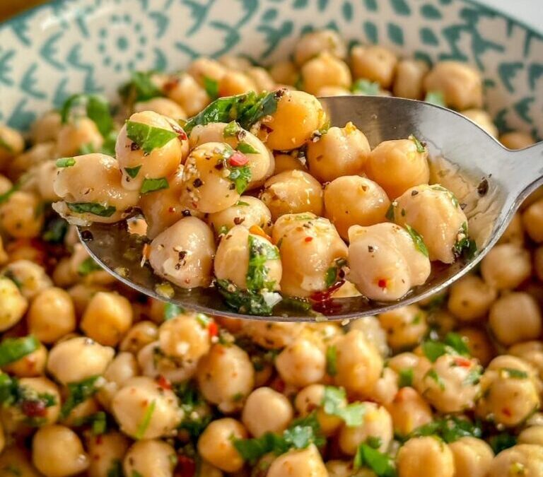 Zesty Lemon Herb Chickpea Salad