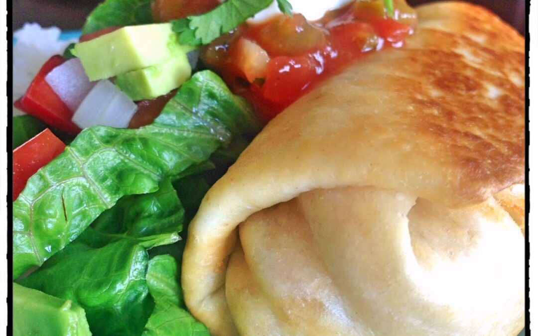 Easy Chicken Chimichangas