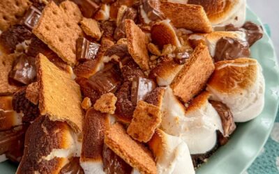 Easy Fudgy S’mores Brownie Bake