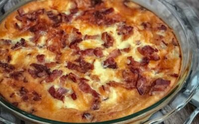 Impossible Bacon Cheeseburger Pie