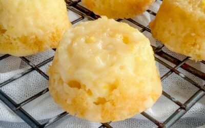 Easy Glazed Mini Lemon Drop Cakes