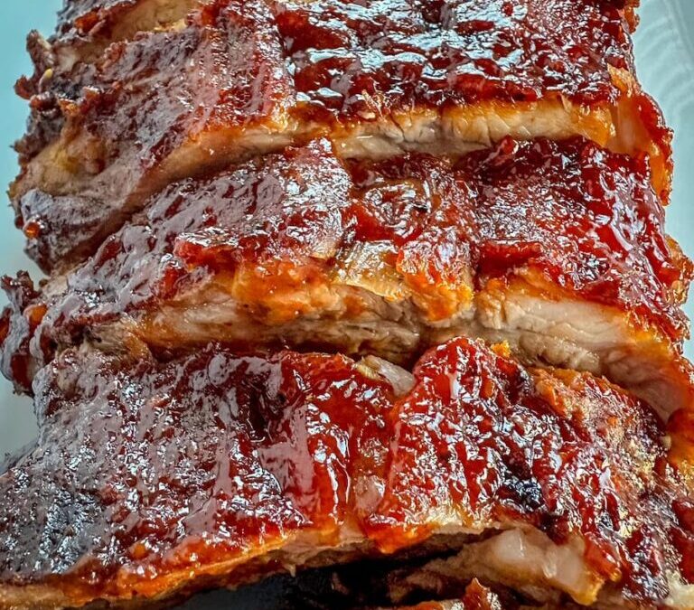 Oven Baked Sticky Baby Back Ribs