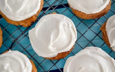 Soft Pumpkin Cookies with Frosting