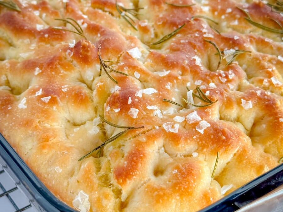 Homemade Basic Rosemary Focaccia Bread