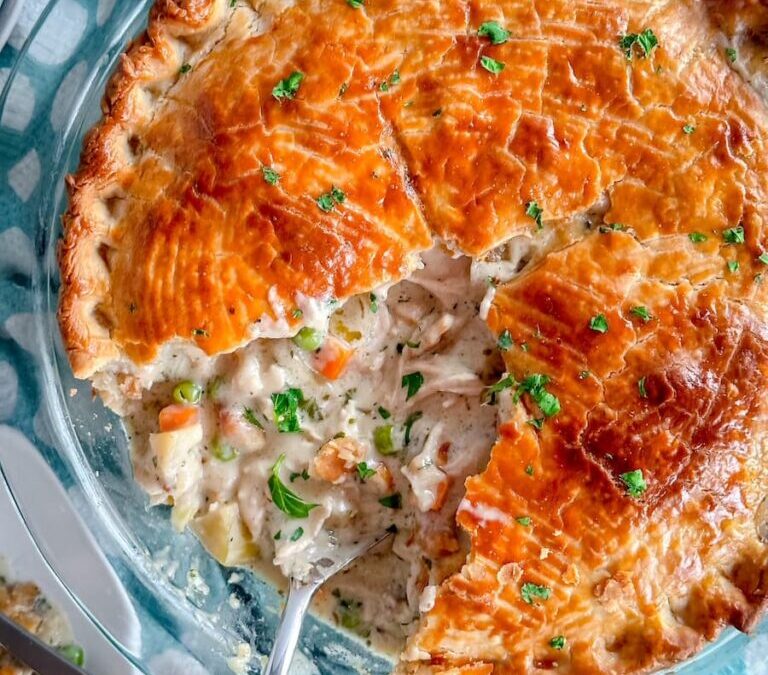 The Best Easy Chicken Pot Pie (or Turkey!)